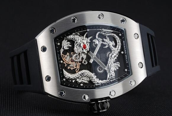 Richard Mille Replica Watch Tourbillon Dragon Jackie Chan RM 057 Steel